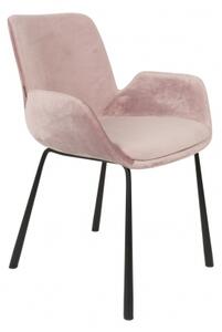 ZUIVER BRIT židle růžová