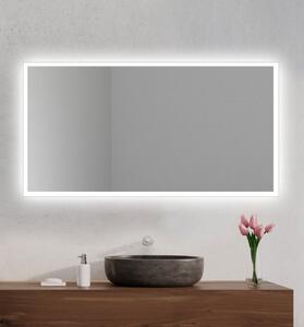 Zrcadlo na zeď chodbu do pokoje ložnice koupelny předsíně MOONLIGHT 70 x 140 cm s LED podsvíceným okrajem po celém obvodu 412-399