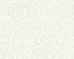 Textilní tapeta na zeď Tessuto 2 96193-5 | 0,53 x 10,05 m | krémová, bílá | A.S. Création