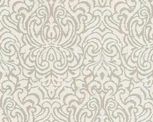 Textilní tapeta na zeď Tessuto 2 96193-3 | 0,53 x 10,05 m | béžová, šedá | A.S. Création