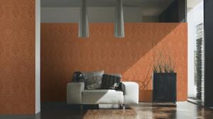 A.S. Création | Vliesová tapeta na zeď Tessuto II 96195-2 | 0,53 x 10,05 m | oranžová