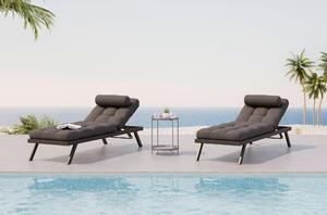 ZAHRADNÍ RELAXAČNÍ LEHÁTKO kov, textil Ambia Garden, Online Only
