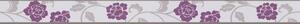Samolepicí bordura Only Borders 10 2820-26 | 5 cm x 5 m | šedá, fialová, bílá | A.S. Création