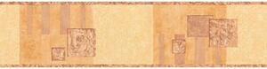 A.S. Création | Vliesová bordura na zeď Only Borders 9006-47 | 13 cm x 5 m | hnědá, oranžová