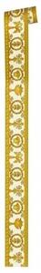 A.S. Création | Vliesová bordura na zeď Versace 34305-2 | 9 cm x 5 m | bílá, metalická, žlutá