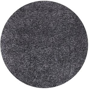 Hans Home | Kusový koberec Life Shaggy 1500 grey kruh - 200x200 (průměr) kruh