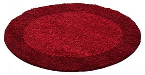 Hans Home | Kusový koberec Life Shaggy 1503 red kruh - 120x120 (průměr) kruh