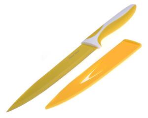 Ocelový nůž s keramickým povlakem Žlutý 33 cm - nízký - Nože s keramickým povrchem 