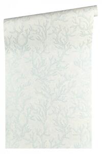 A.S. Création | Vliesová tapeta na zeď Versace 34497-2 | 0,70 x 10,05 m | metalická, modrá