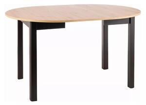 Signal Rozkládací jídelní stůl Dante 102/144 cm dub artisan/černý