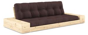 Tmavě hnědá rozkládací pohovka 244 cm Base – Karup Design