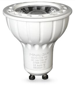 LED žárovka Minalox GU10, 8W, 24V, 2700K, 36° Barva: Bílá