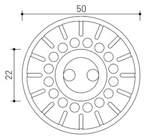 LED žárovka Minalox GU10, 8W, 24V, 4000K, 60° Barva: Černá