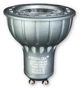 LED žárovka Minalox GU10, 8W, 24V, 1800K, 60° Barva: Tmavě šedá