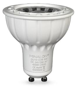 LED žárovka Minalox GU10, 8W, 24V, 4000K, 36° Barva: Bílá