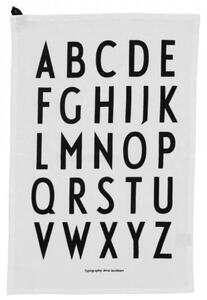 Set bavlněných utěrek Design Letters - White DL110