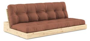 Rozkládací pohovka v cihlové barvě 196 cm Base – Karup Design