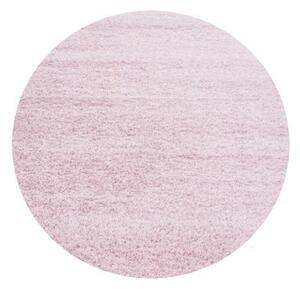 Hans Home | Kusový koberec Life Shaggy 1500 pink kruh - 200x200 (průměr) kruh