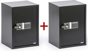 Nábytkový sejf s elektronickým zámkem 1+1 ZDARMA, 500 x 350 x 310 mm