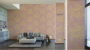 A.S. Création | Vliesová tapeta na zeď Metallic Silk 30657-5 | 0,53 x 10,05 m | růžová, zlatá