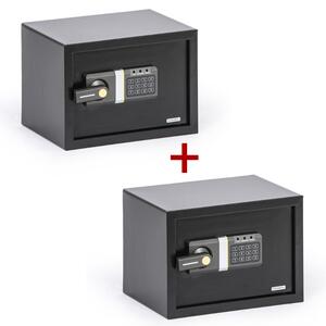 Nábytkový sejf s elektronickým zámkem 1+1 ZDARMA, 250 x 350 x 250 mm