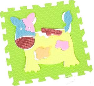 BABY GREAT Pěnové puzzle Barevná zvířata SX (30x30)