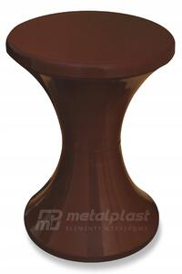 Taburet ZTS METALPLAST-KALISZ, dub wenge, 42 cm