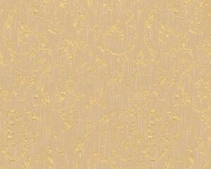 Textilní tapeta na zeď Metallic Silk 30660-3 | 0,53 x 10,05 m | béžová, metalická | A.S. Création