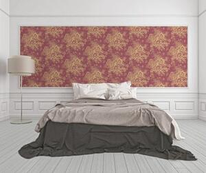 A.S. Création | Vliesová tapeta na zeď Metallic Silk 30657-6 | 0,53 x 10,05 m | červená, zlatá