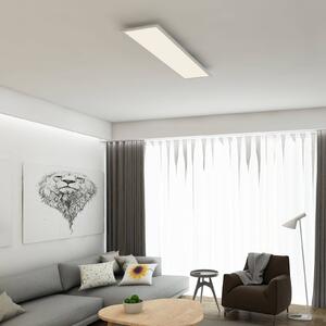 Briloner Piatto LED panel, senzor, 119,5 x 29,5 cm, Bílá / opál, Chodba, kov, Moderní