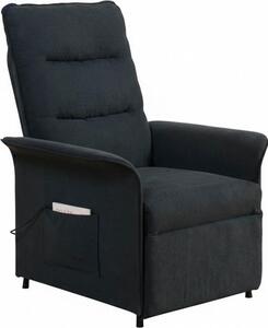 Polohovací křeslo X1DG-V2-EU dark gray, s dálkovým ovládáním a boní kapsou, tmav edé
