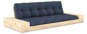 Tmavě modrá rozkládací pohovka 244 cm Base – Karup Design