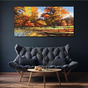 Obraz na plátně Obraz na plátně Podzimní lesní volně žijících živočichů