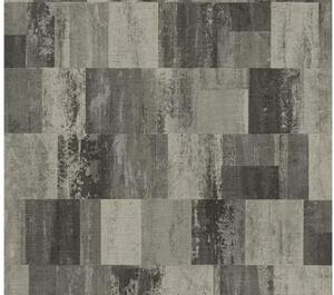 A.S. Création | Vliesová tapeta na zeď Titanium 36002-4 | 0,53 x 10,05 m | béžová, černá, metalická