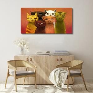 Obraz na plátně Obraz na plátně Abstrakce zvířat kočky