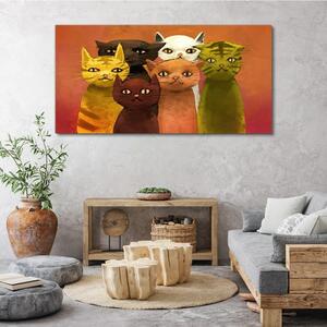 Obraz na plátně Obraz na plátně Abstrakce zvířat kočky