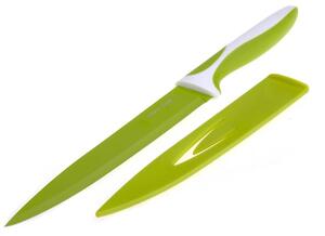 Ocelový nůž s keramickým povlakem Zelený 33 cm - nízký - Nože s keramickým povrchem SMART COOK
