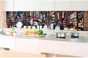 DIMEX | Fototapeta do kuchyně Times Square KI-350-040 | 350 x 60 cm | vícebarevná