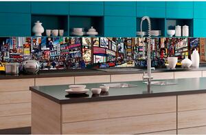 DIMEX | Fototapeta do kuchyně Times Square KI-350-040 | 350 x 60 cm | vícebarevná