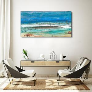 Obraz na plátně Obraz na plátně Abstrakce pláže moře vlny
