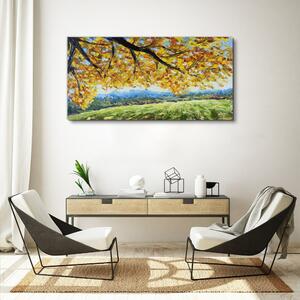 Obraz na plátně Obraz na plátně Podzimní listí strom