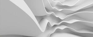 Panoramatická fototapeta - 3D futuristická vlna + zdarma lepidlo
