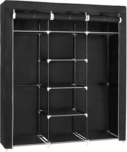 Šatní Skříň Songmics Vasagle 150 x 175 x 45 cm černá