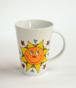 Porcelán hrnek 0,3 L - motiv slunce