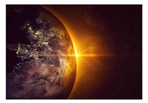 Fototapeta - Východ slunce z vesmíru 200x140 + zdarma lepidlo