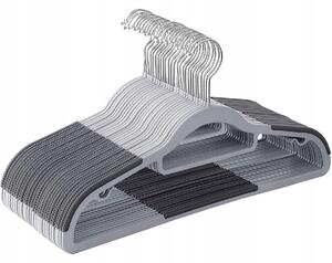 Kovový Šatní ramínko Songmics , odstíny šedé