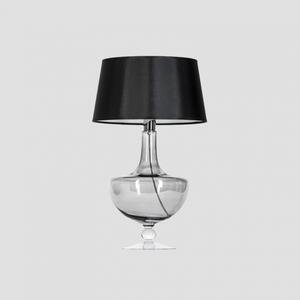 4concepts Designová stolní lampa OXFORD TRANSPARENT BLACK Barva: Černá