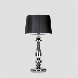 4concepts Luxusní stolní lampa VERSAILLES PLATINUM Barva: Černo-bílá