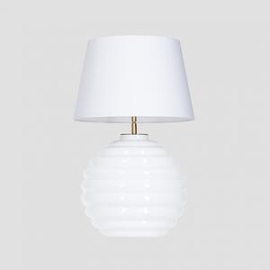 4concepts Designová stolní lampa SAINT TROPEZ WHITE Barva: Černo-bílá