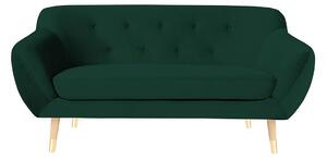 Zelená Dvoumístná pohovka Amelie 158 × 73 × 83 cm MAZZINI SOFAS